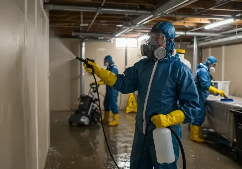 Basement Sanitization and Antimicrobial Treatment process in Fairmount Heights, MD